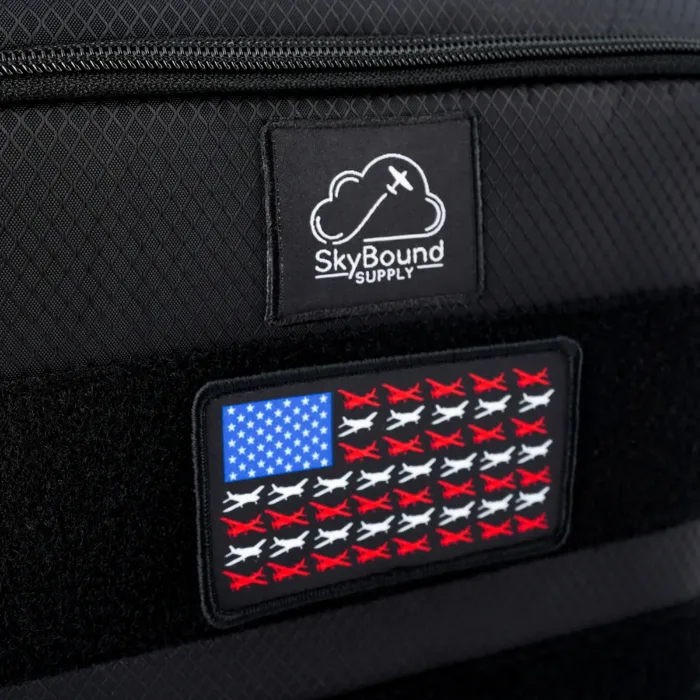 Aviation Patch On Flight Bag flight bag